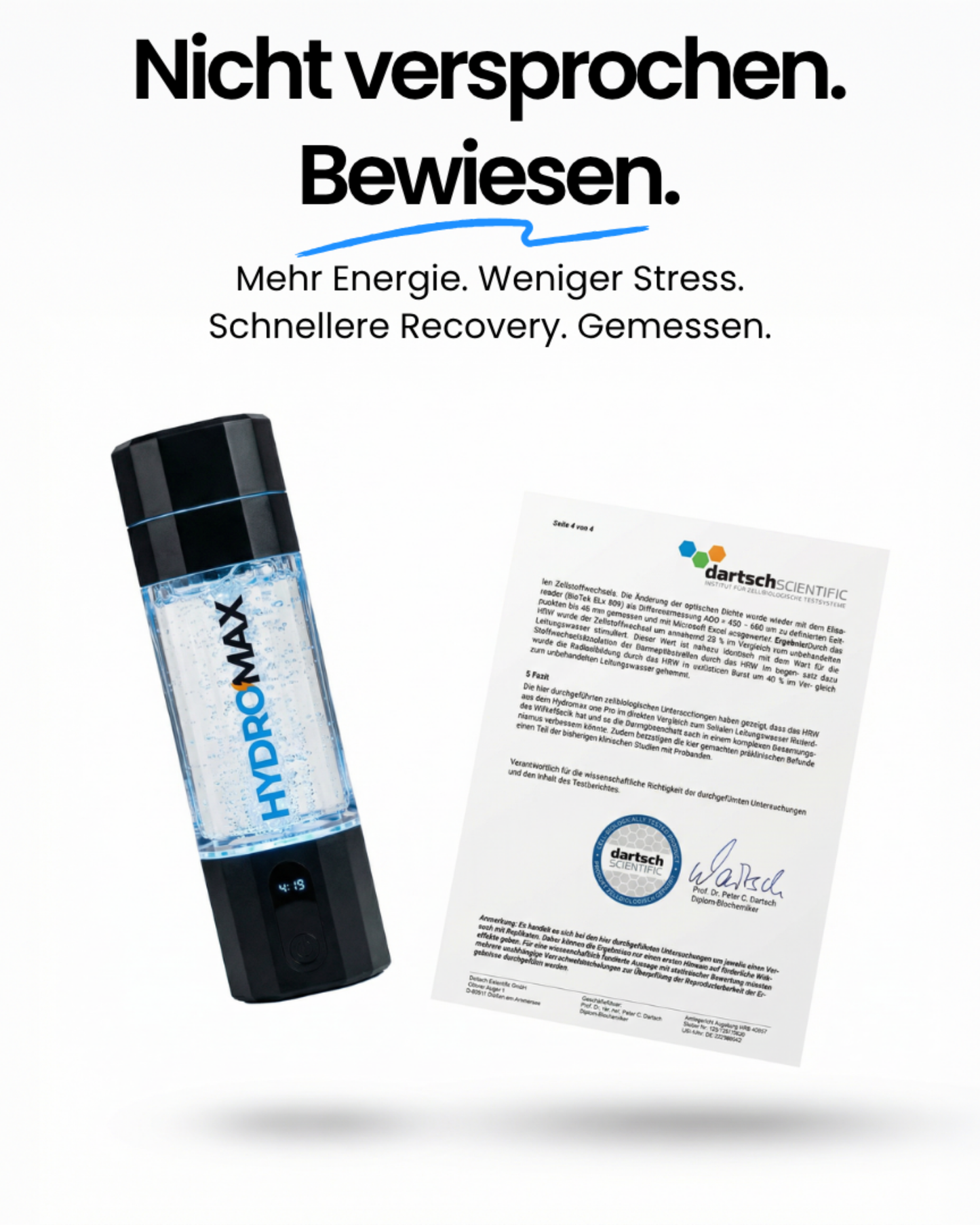 Hydromax®Cellular Performance Protokoll